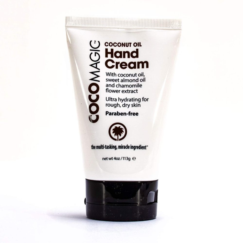 Coco Magic Coconut Oil Hand Cream for Rough, Dry Skin with Coconut Oil 4 oz.